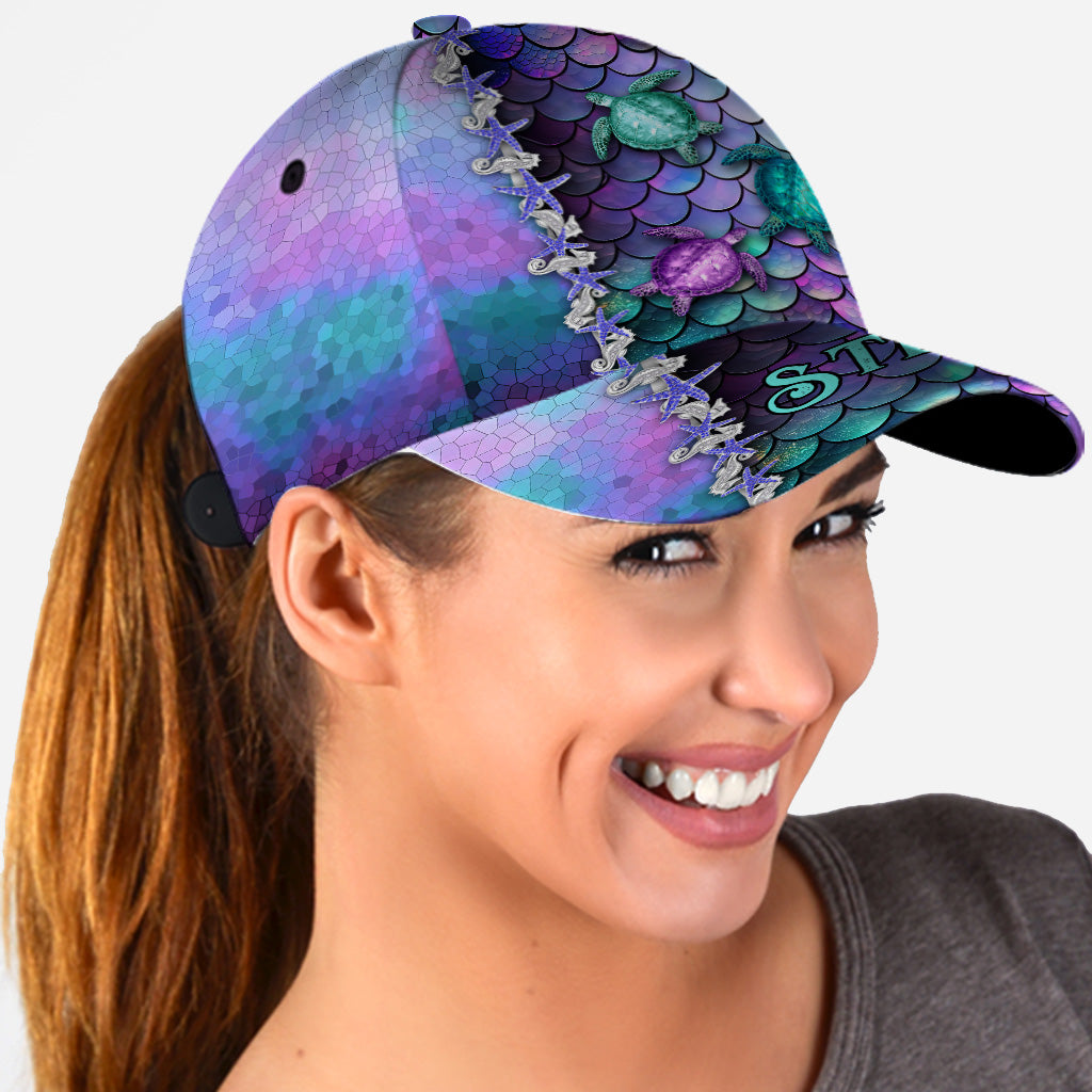 Legend Of The Blue Ocean - Personalized Turtle Classic Cap