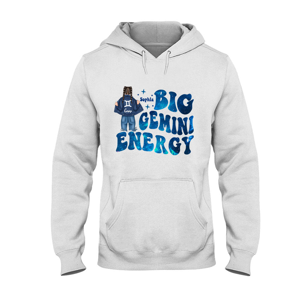 Große Energie – Personalisiertes Horoskop-T-Shirt und Hoodie