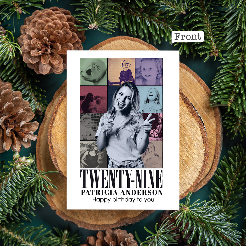 Beliebige Nachricht & Foto-Upload – Personalisierte QR-Grußkarte