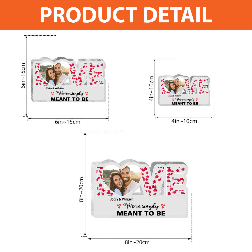 This Is Us - Couple gift for husband, wife, girlfriend, boyfriend - Personalized Custom Shaped Acrylic Plaque