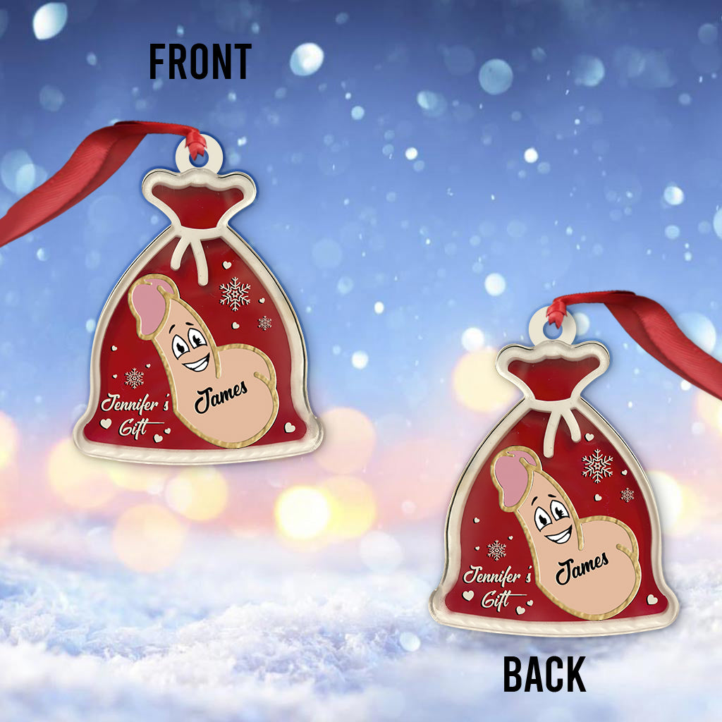 Weihnachtssack – Personalisierter Paarschmuck