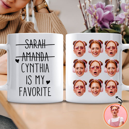 Du bist mein Liebling – Personalisierte Tasse für Paare