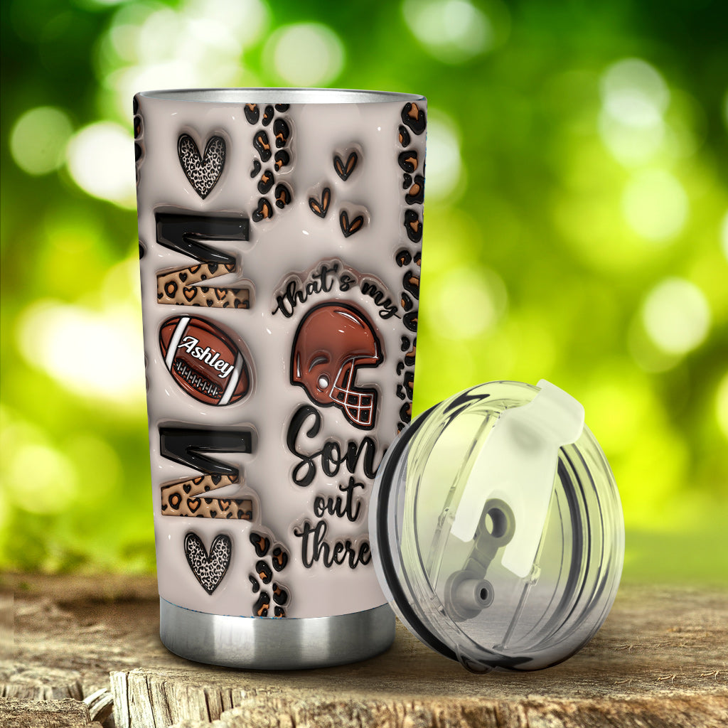 That's My Son - Personalized Football Tumbler