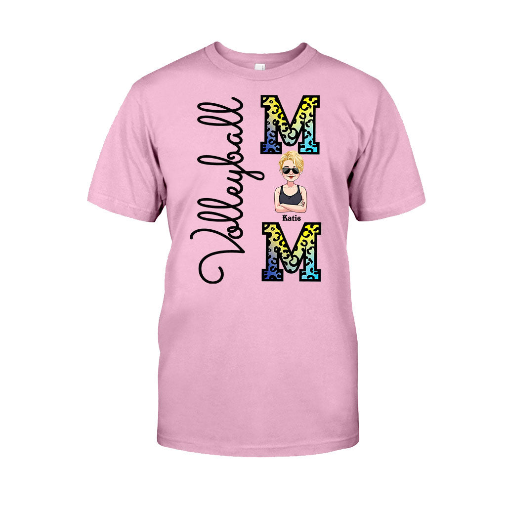 Volleyball-Mama – Personalisiertes Volleyball-T-Shirt und Hoodie