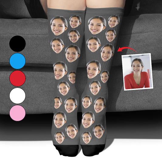 Custom Face - Personalized Aunt Socks