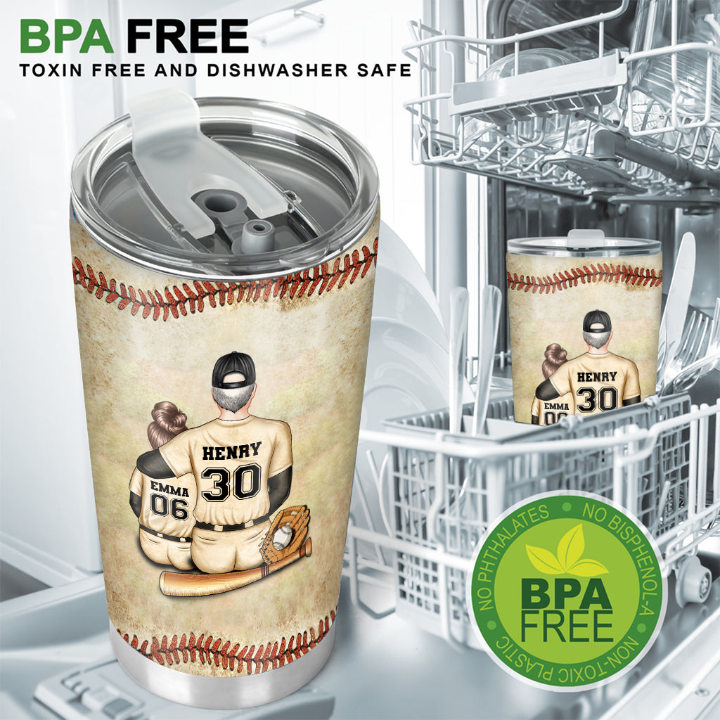 Ich möchte, dass du tief in deinem Herzen daran glaubst – Baseballgeschenk für Sohn, Tochter, Enkelin, Enkel – personalisierter Becher
