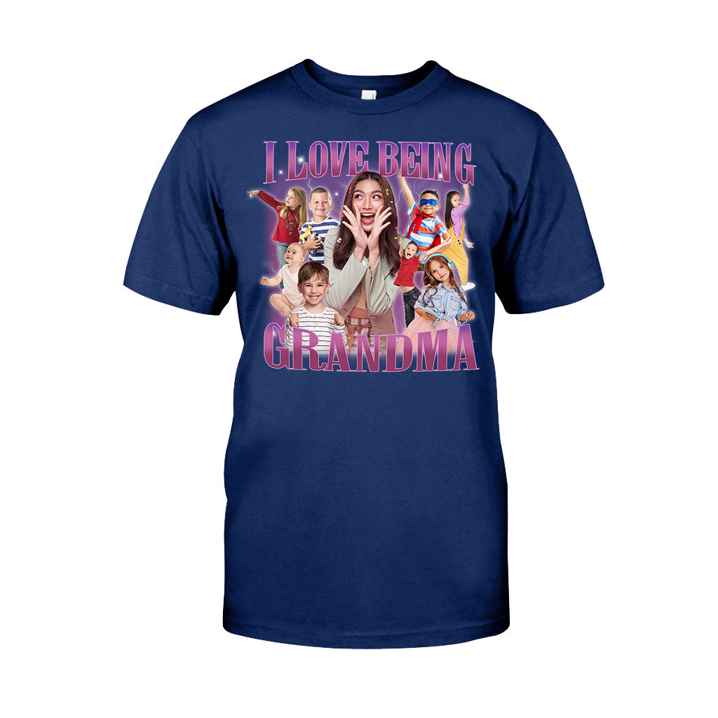 Ich liebe es, Oma/Nana/Mimi/Gigi zu sein... - Personalisiertes Oma-T-Shirt und Hoodie