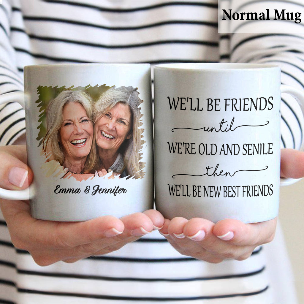 Wir bleiben Freunde bis ins hohe Alter – personalisierte Bestie-Tasse