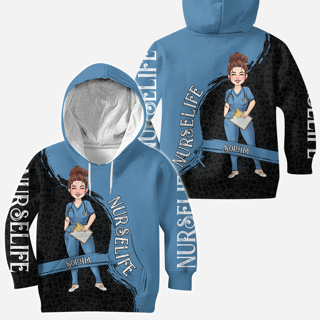 Das Leben als Krankenschwester – Geschenk für Mama, Ehefrau, Freundin oder Krankenschwester – Personalisiertes T-Shirt