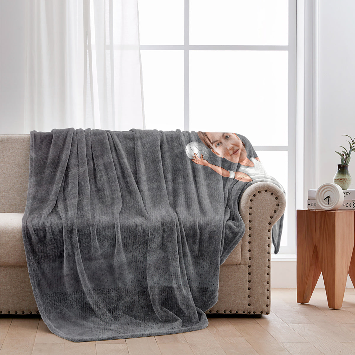 Love Sports – Personalisierte Volleyballdecke