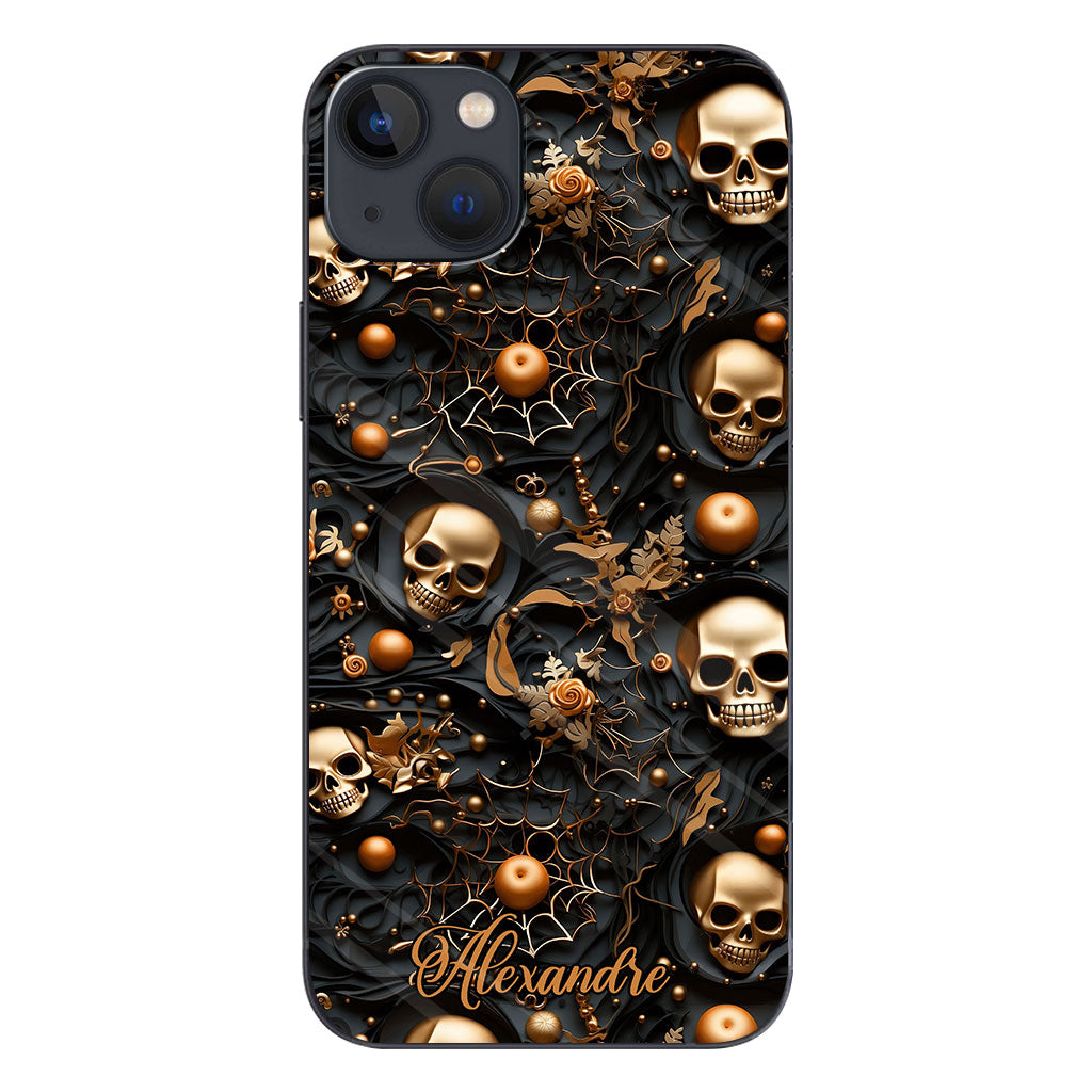 Gold Skull - Personalized Skull Phone Case