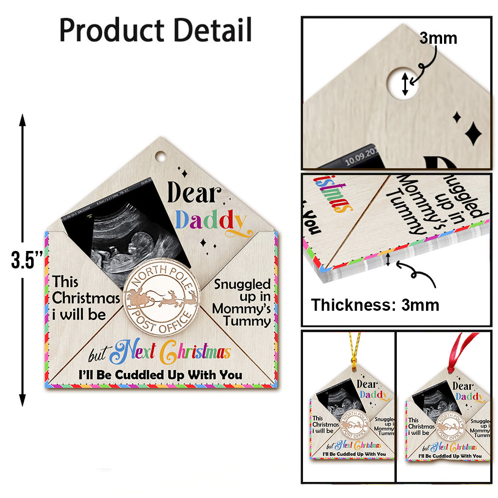 Ich werde mich an dich kuscheln – personalisierter Schwangerschaftsschmuck