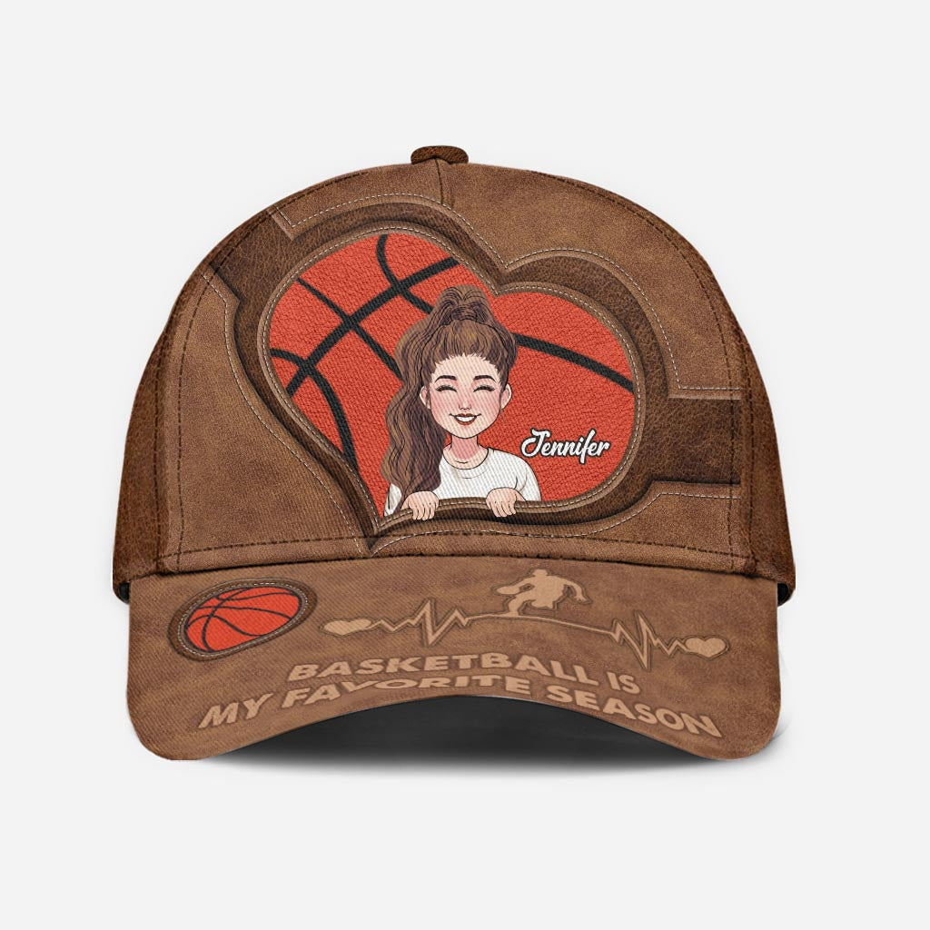 Basketball ist meine Lieblingssaison – Personalisierte Basketball Classic Cap