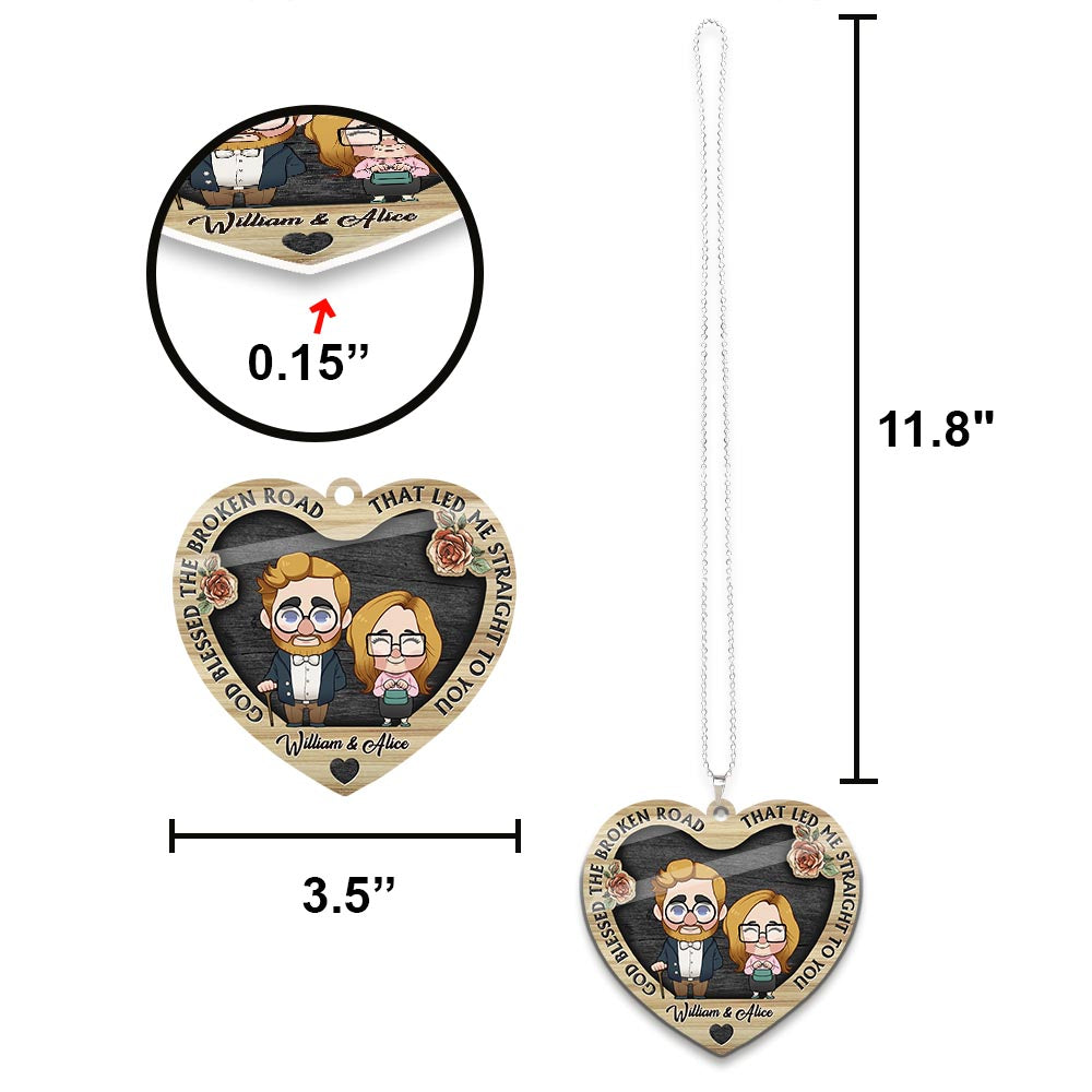 Sich gegenseitig nerven – Personalisierte Auto-Anhänger für Ehepaare