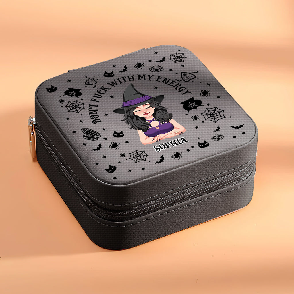 Don't F With My Energy - Personalized Witch Jewelry Box