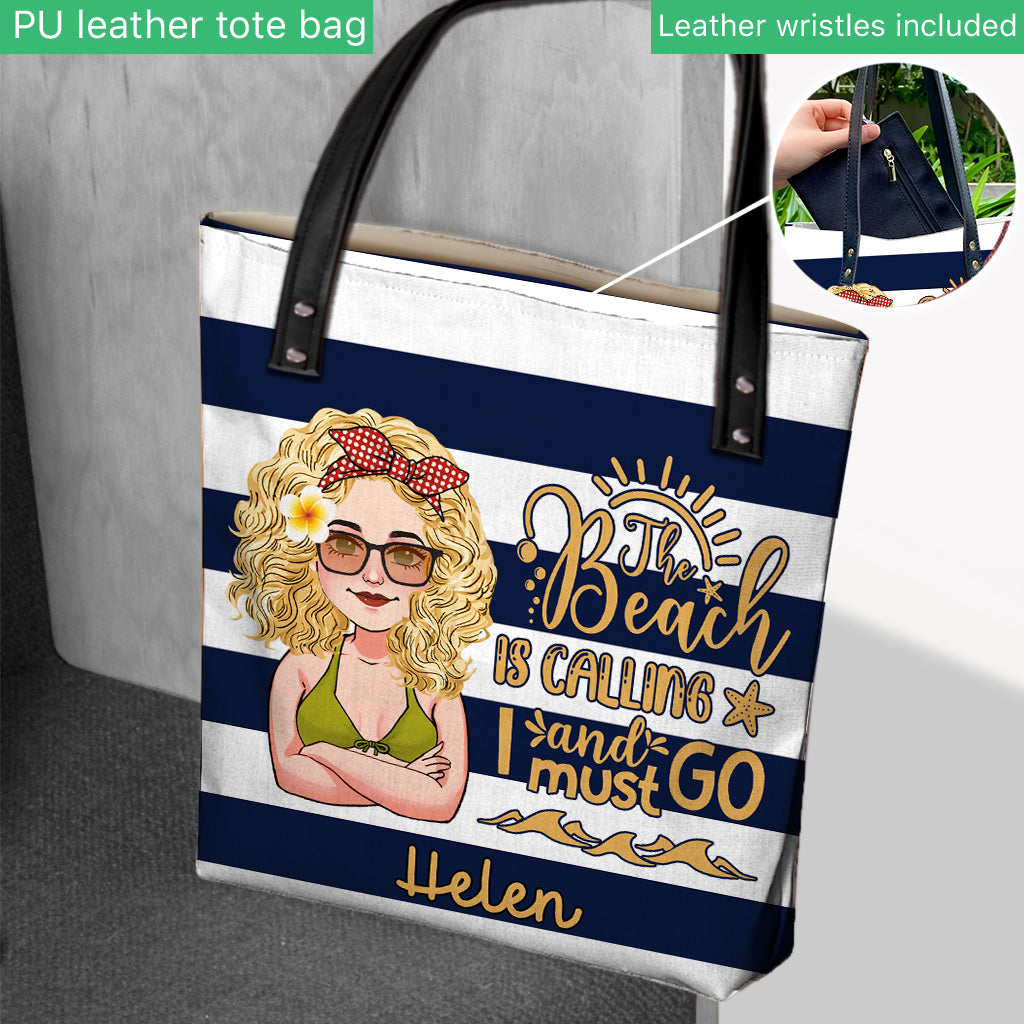 Strand bitte – Personalisierte Tragetasche für Meeresliebhaber