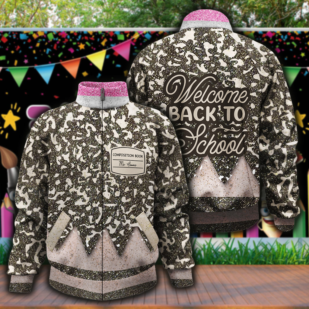 Willkommen zurück in der Schule – Personalisierte Lehrer-Reißverschlussjacke