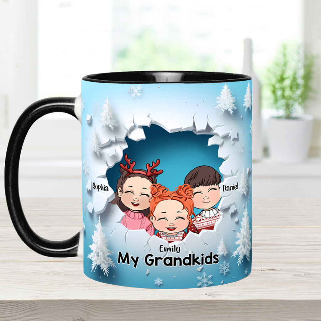 Meine Enkelkinder – Personalisierte Tasse mit Oma-Akzent