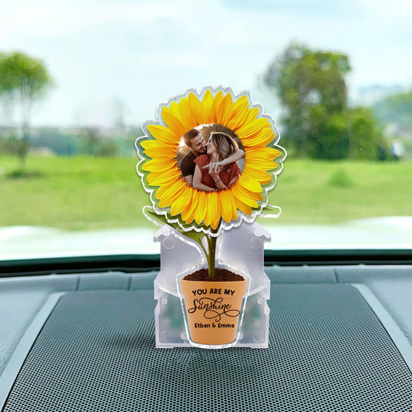 Du bist mein Sonnenschein – Geschenk für Ehemann, Ehefrau, Freund, Freundin, Mutter, Oma – Personalisierter Shaker