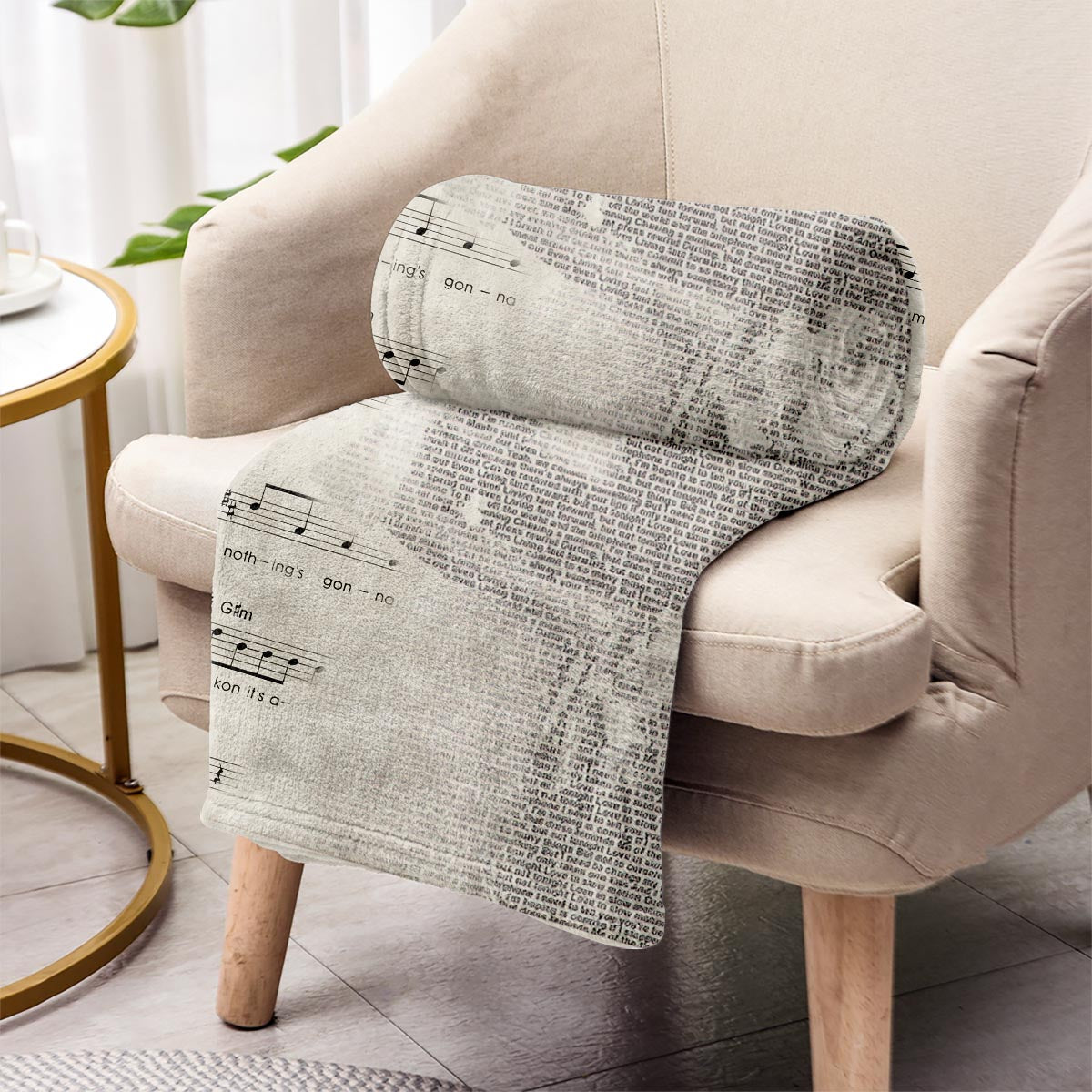 Liedtext für den Eröffnungstanz – Personalisierte Decke für Ehepaare