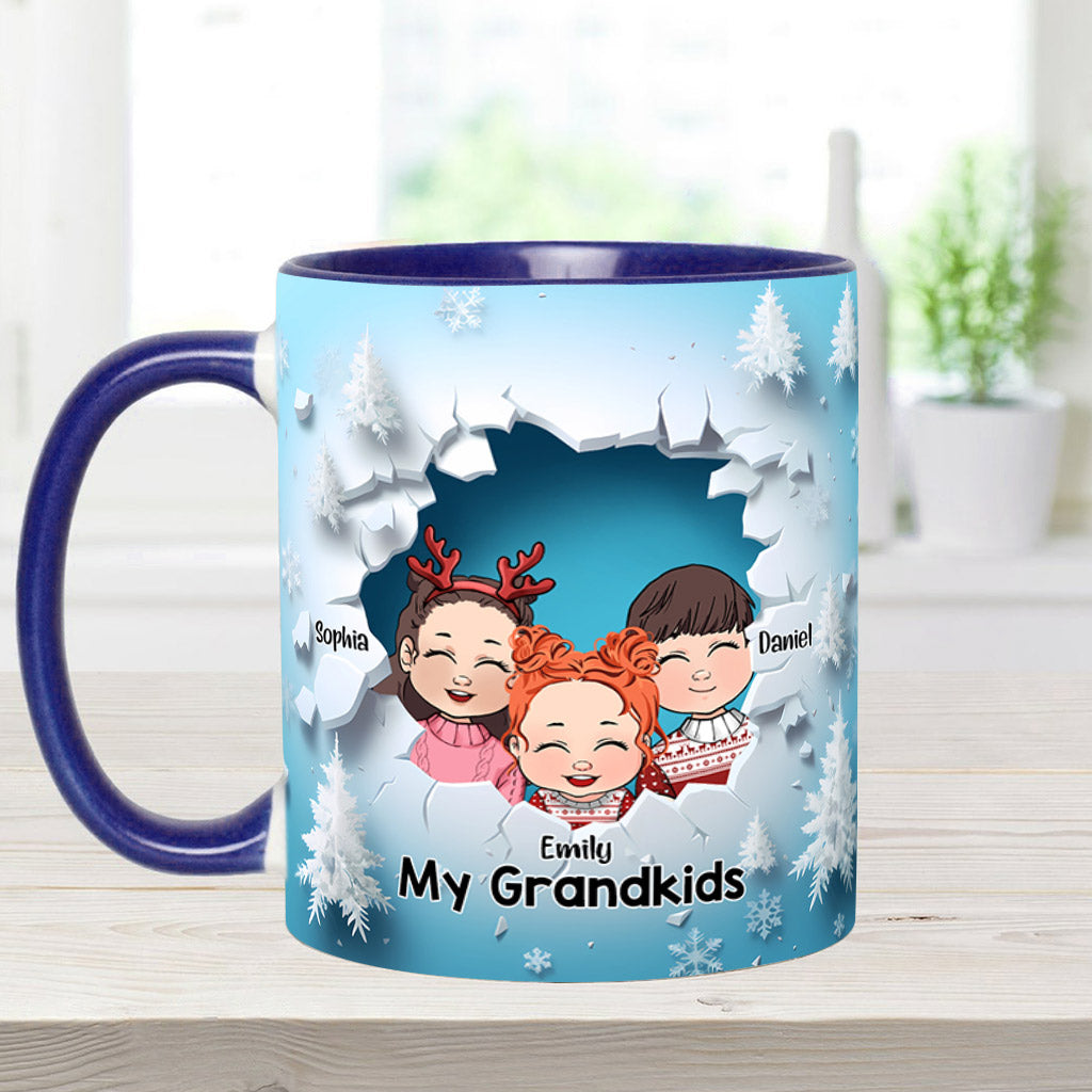 Meine Enkelkinder – Personalisierte Tasse mit Oma-Akzent