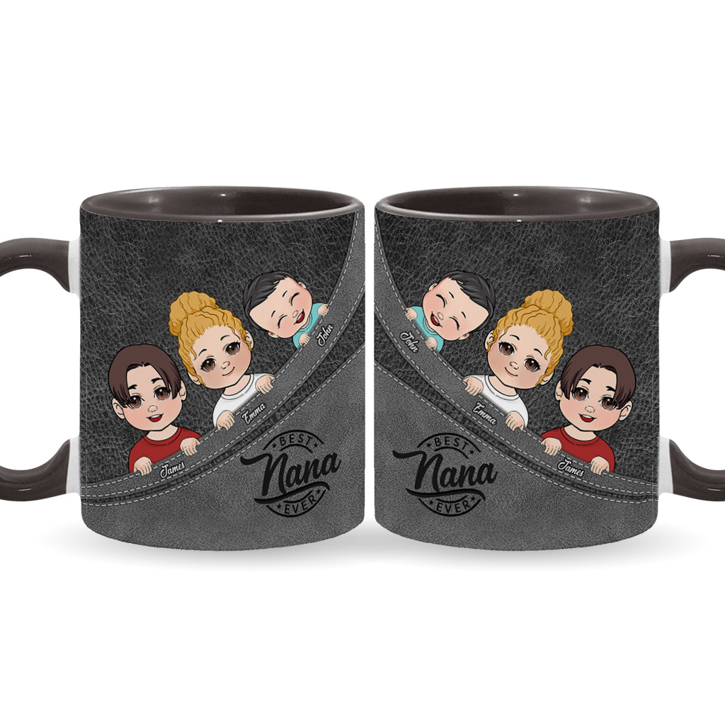 Beste Oma / Opa / Papa / Mama aller Zeiten - Personalisierte Tasse mit Oma-Akzent