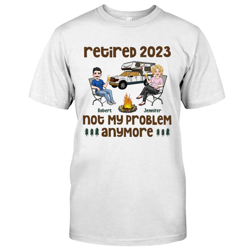 „Nicht mehr mein Problem“ – Personalisiertes T-Shirt und Hoodie für Rentner