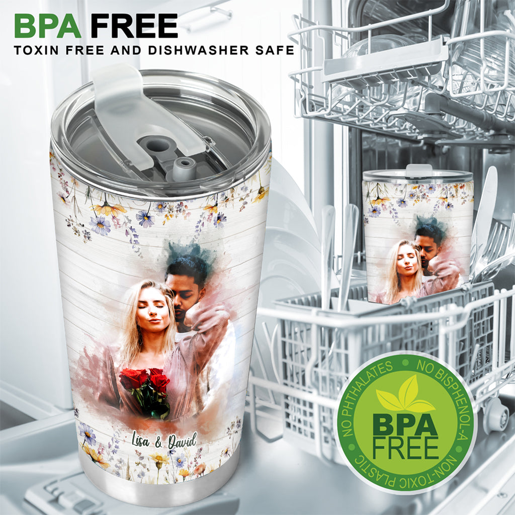 Jede Liebesgeschichte ist schön – personalisierter Pärchenbecher