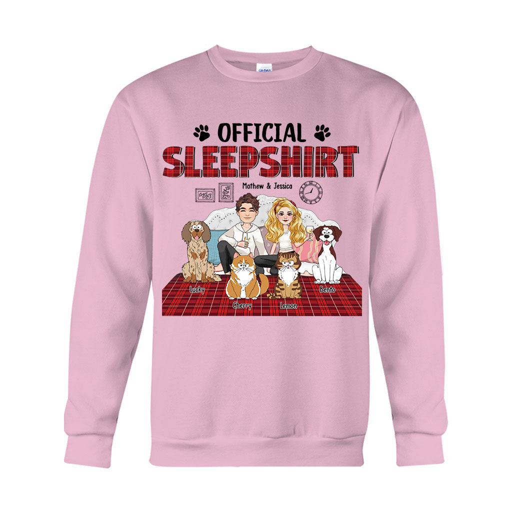 Offizielles Schlafshirt – Personalisiertes Hunde-T-Shirt und Hoodie
