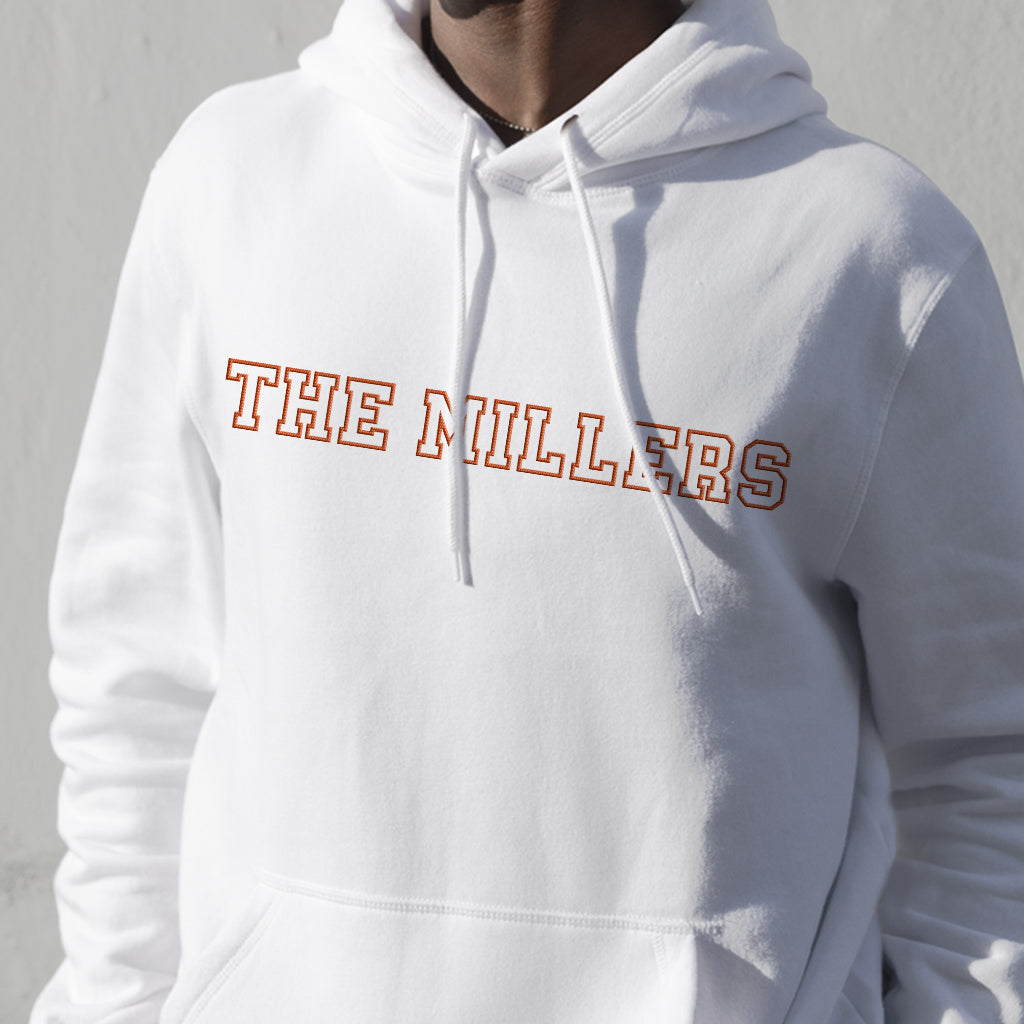 Personalisierter Familien-Hoodie mit Stickerei – Individueller Name