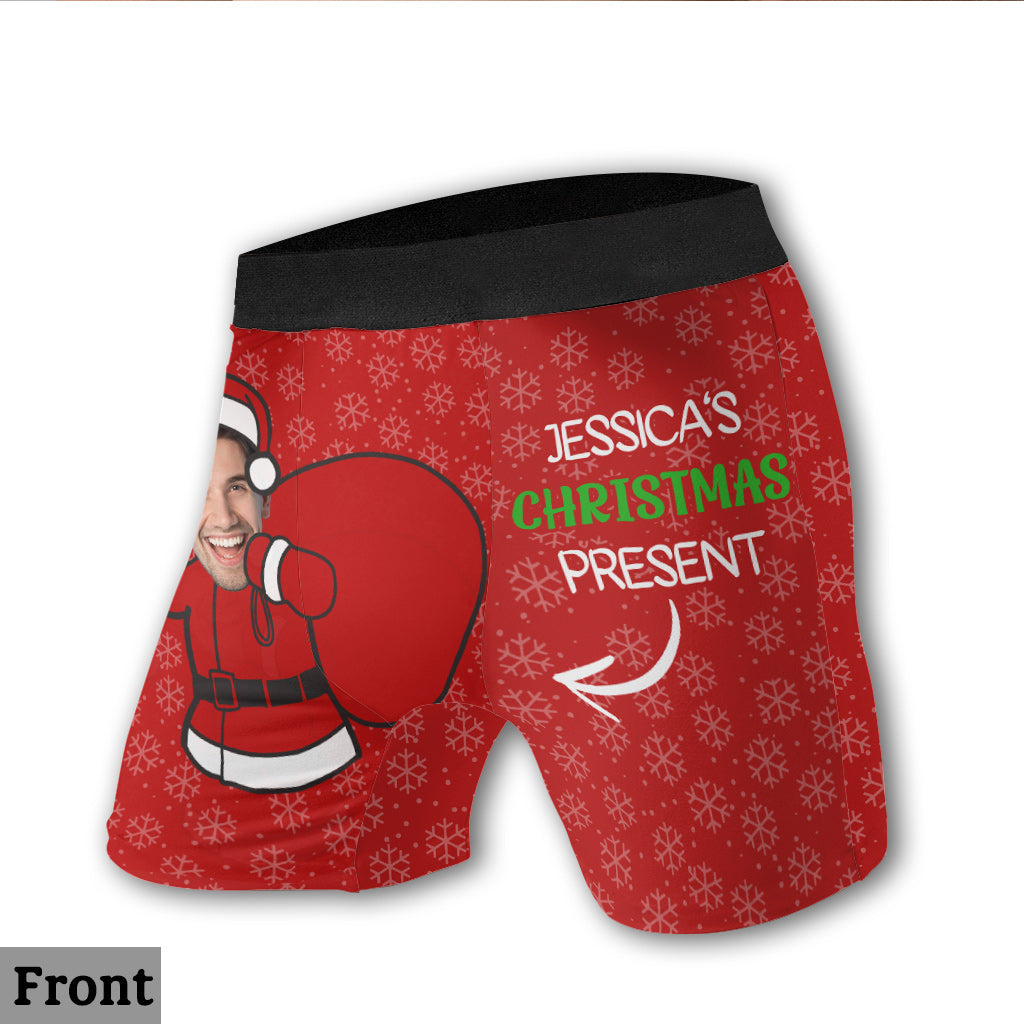 Weihnachtsgeschenk – Personalisierte Boxershorts für Männer (Paar)