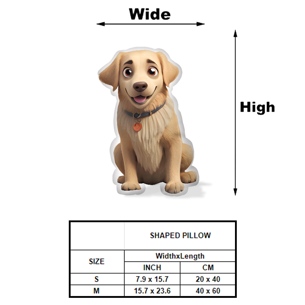 Cute Pet Pillow - Personalized Dog Shaped Pillow