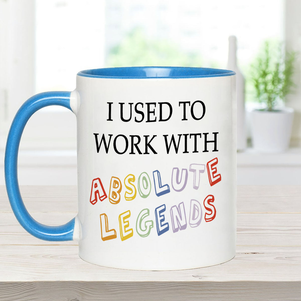 Absolute Legenden – Personalisierte Tasse mit Akzent für Kollegen