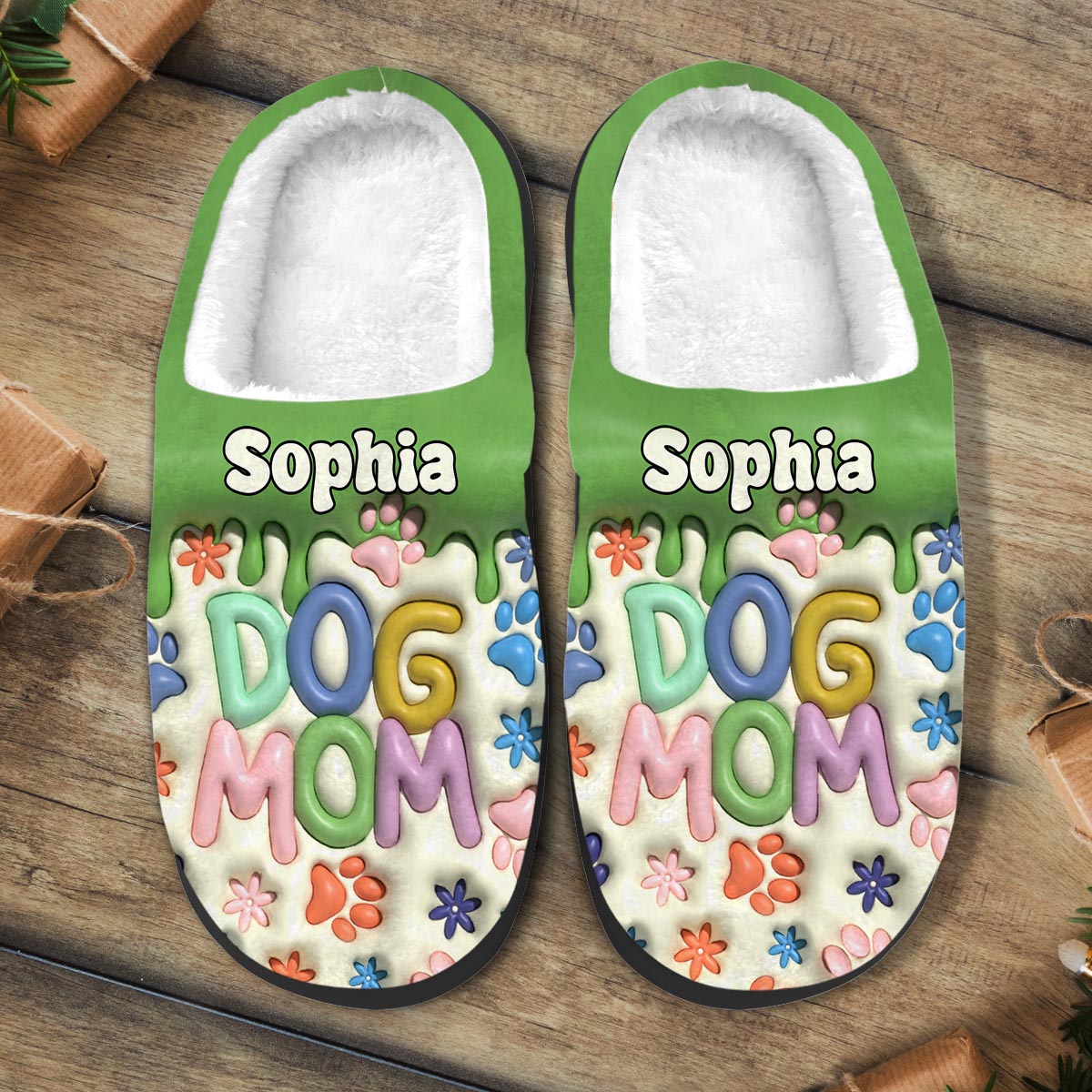Pet Mom – Personalisierte Hundepantoffeln
