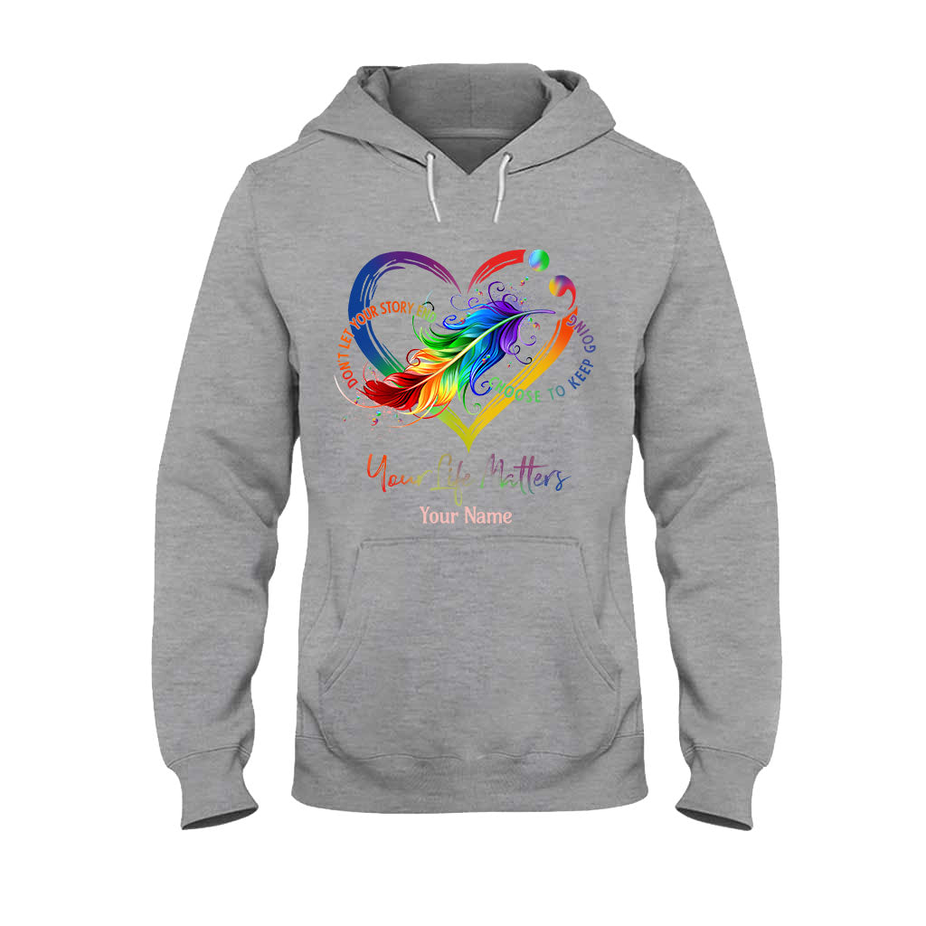 Dein Leben zählt – Personalisiertes T-Shirt und Hoodie zur Suizidprävention