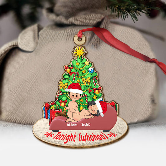 Tonight - Personalized Couple Ornament