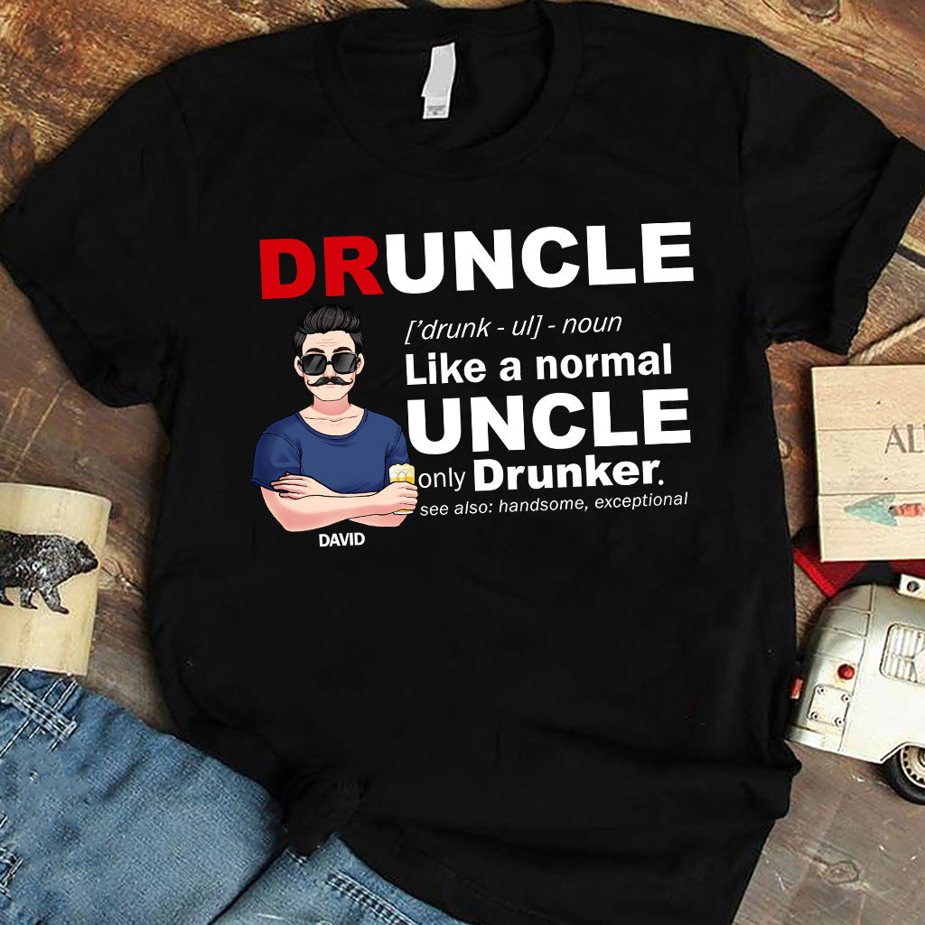 Druncle – Personalisiertes Onkel-T-Shirt & Hoodie