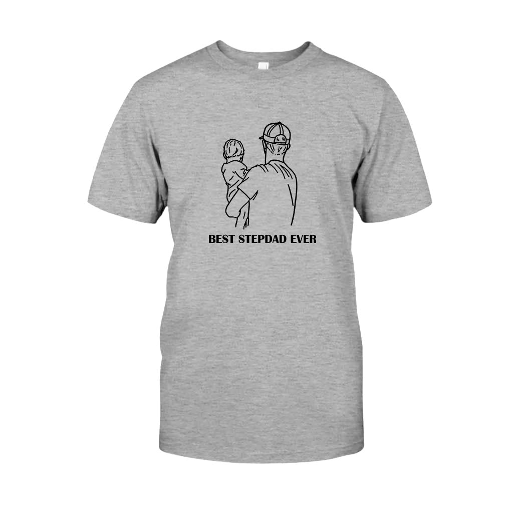 Bester Stiefvater aller Zeiten – Geschenk für Stiefväter – Personalisiertes T-Shirt und Hoodie