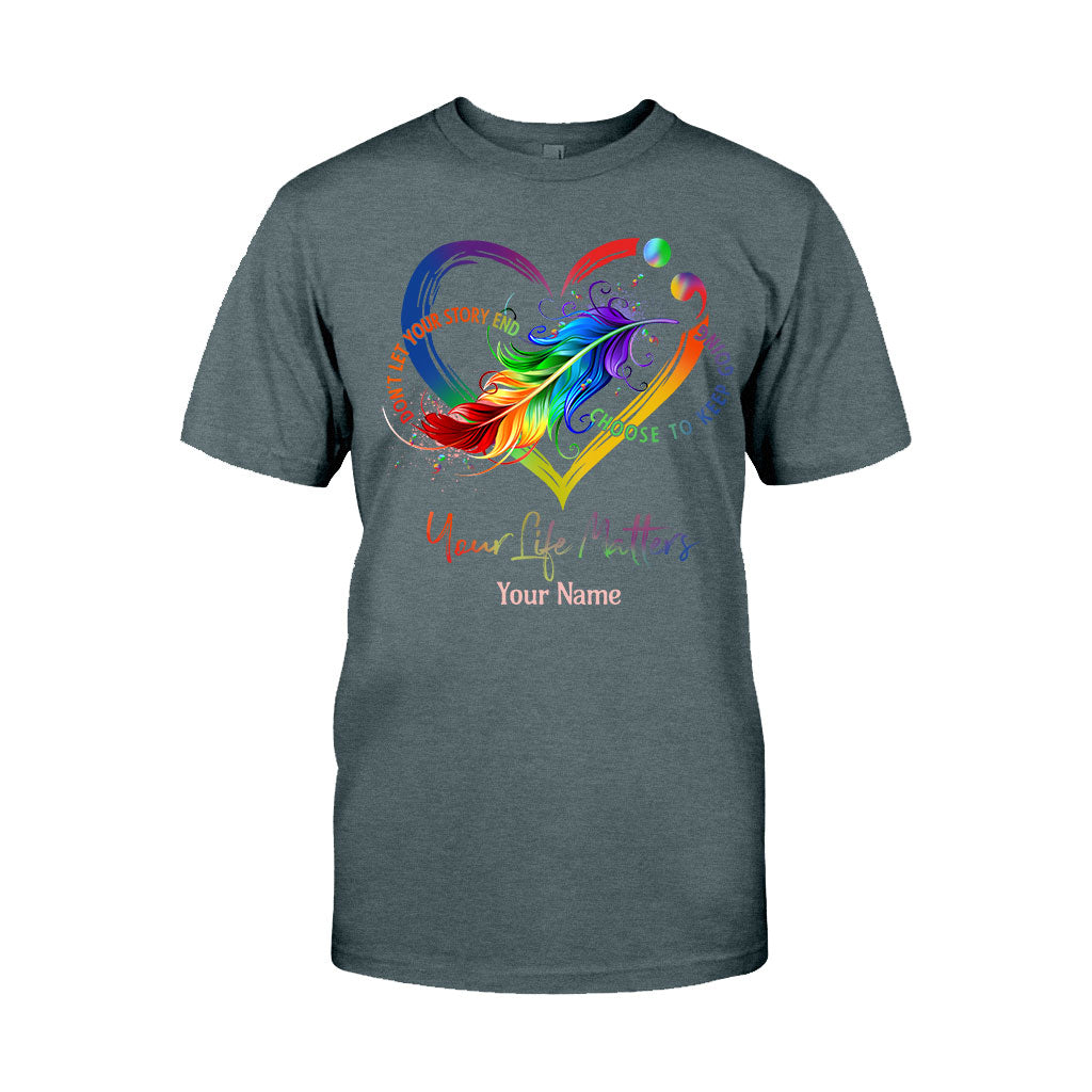Dein Leben zählt – Personalisiertes T-Shirt und Hoodie zur Suizidprävention