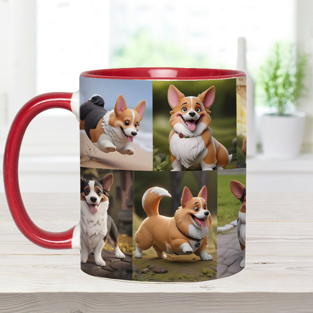 Cartoonisierte Haustierfoto-Collage – Geschenk für Hunde- und Katzenliebhaber – Personalisierte Tasse