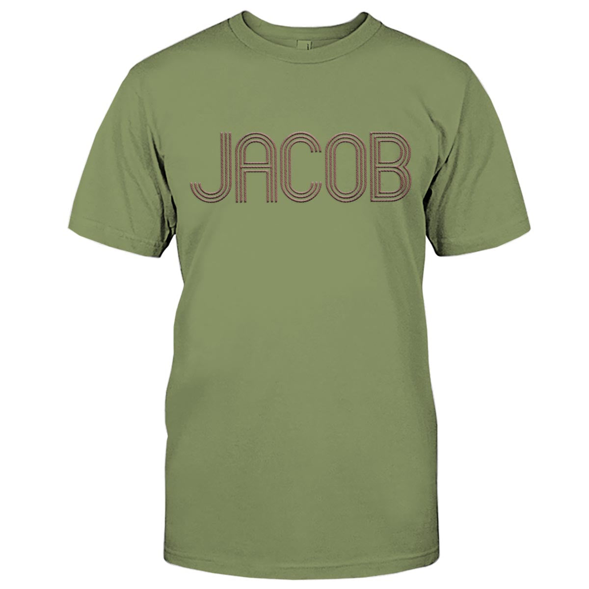 Custom Name - Personalized Step Dad Embroidered T-shirt