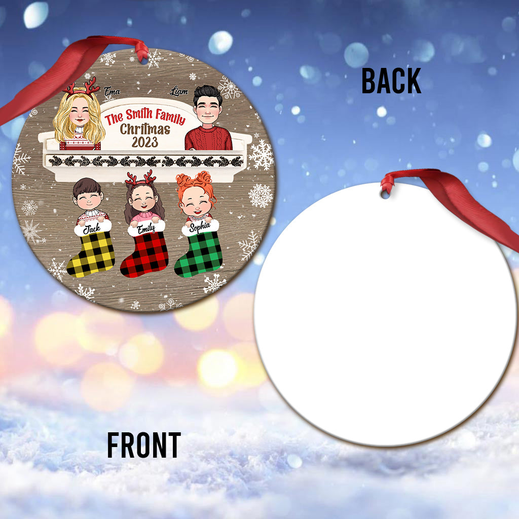 Frohe Weihnachten 2023 – Personalisierter Familienschmuck