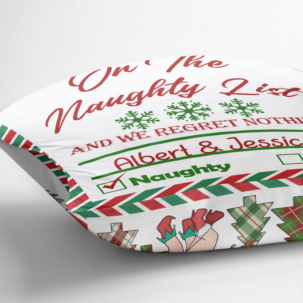 Nordpol-Postdienst – Personalisiertes Pärchen-Zierkissen