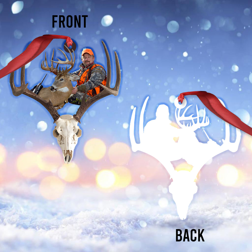 Love Hunting - Personalized Hunting Transparent Ornament