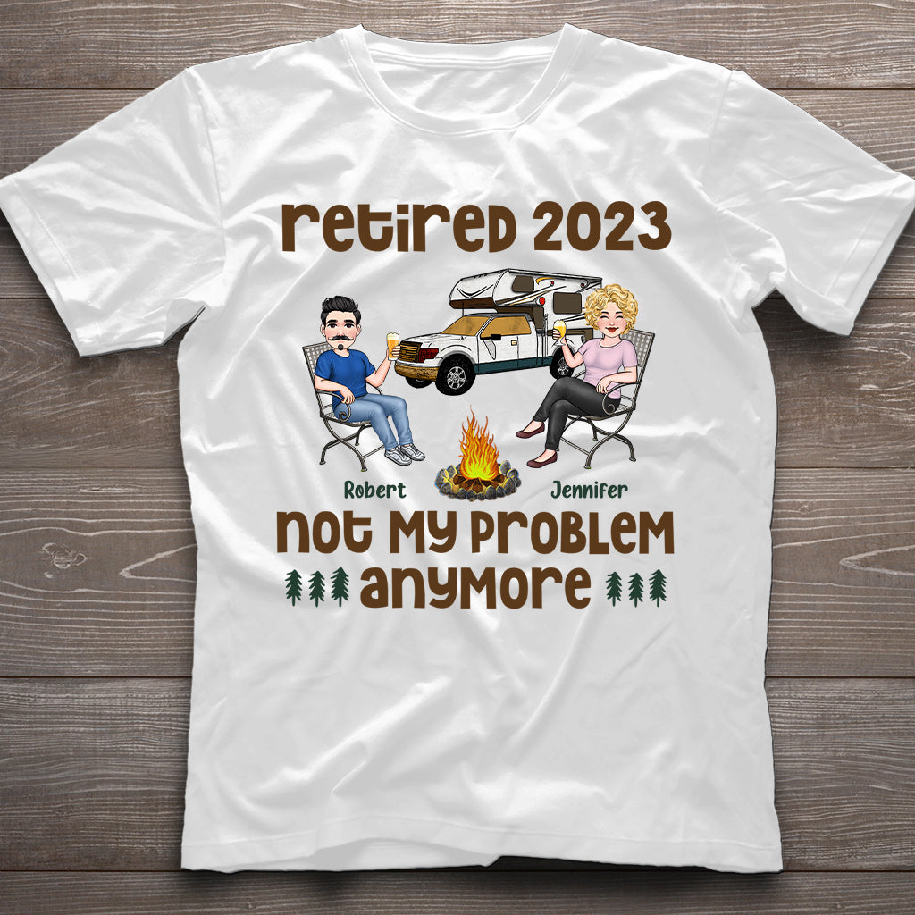 „Nicht mehr mein Problem“ – Personalisiertes T-Shirt und Hoodie für Rentner