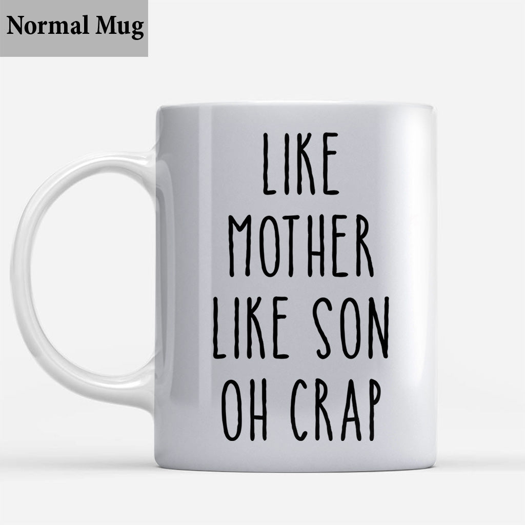 Wie der Vater, so der Sohn – Geschenk für Papa, Vater, Sohn – Personalisierte Tasse