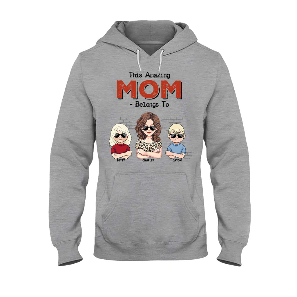 This Amazing Dad Belongs To - Gift for dad, dad, grandpa - Personalized T-shirt And Hoodie