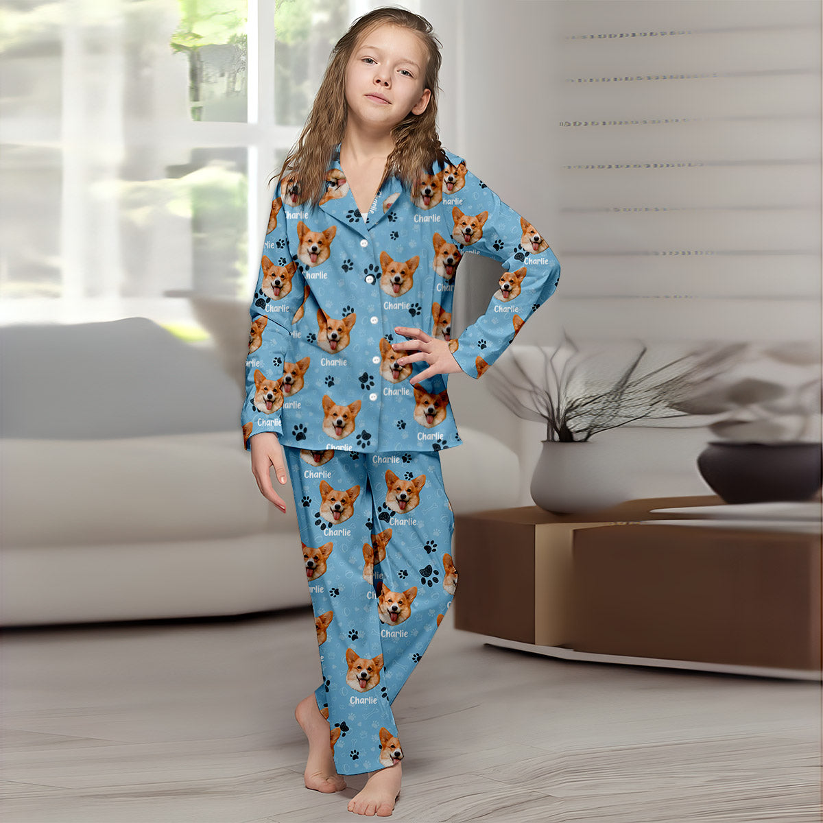 Personalisierte Haustierdecke mit Foto – Geschenk für Katzenliebhaber, Hundeliebhaber, Katzenfreunde – Personalisierter Pyjama mit Knopfleiste