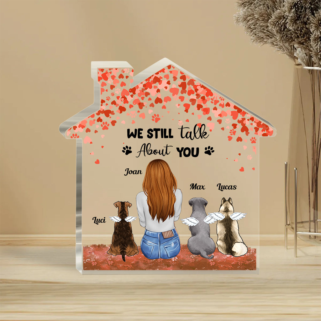 Forever In My Heart - Dog gift for who lose dog - Personalized Custom Shaped Acrylic Plaque