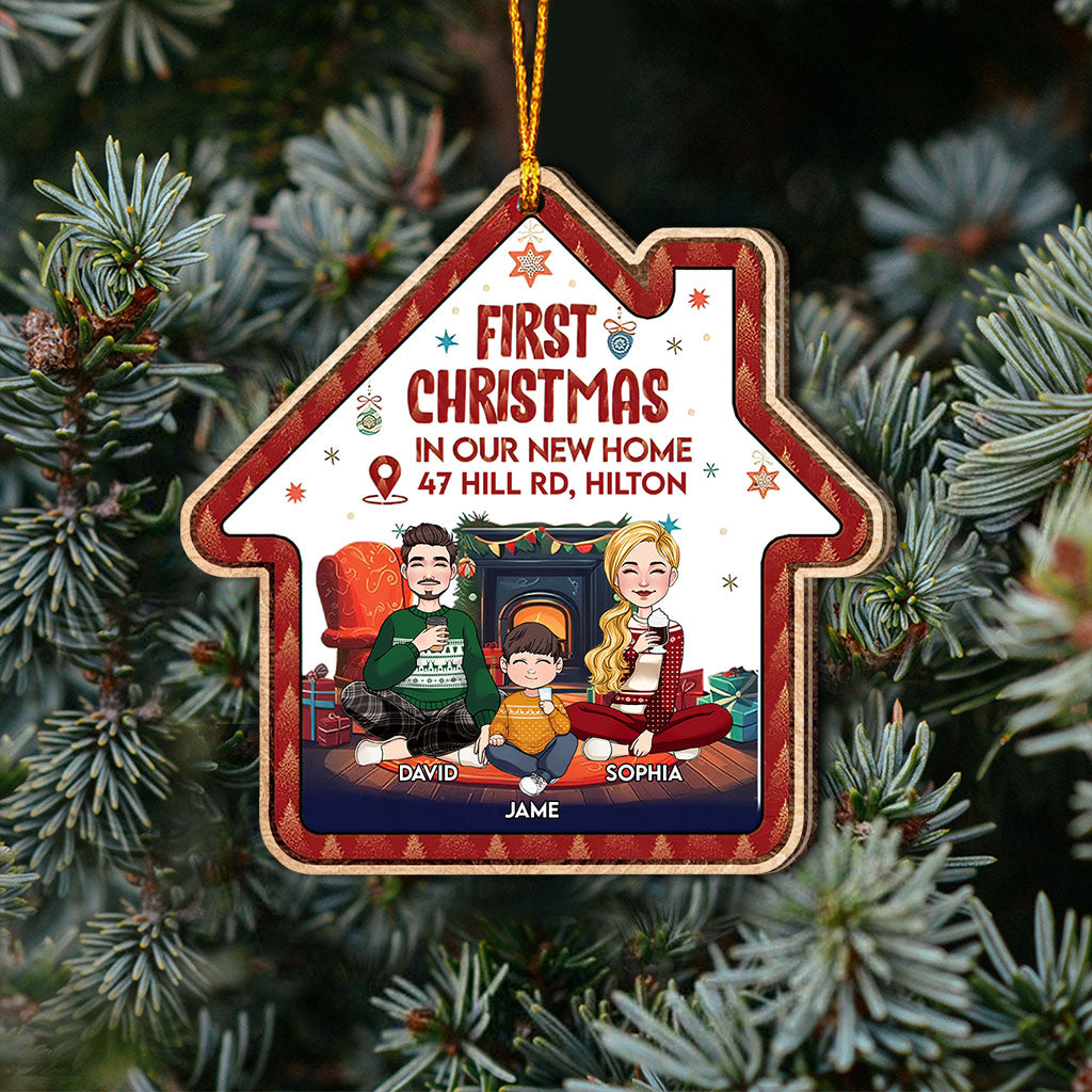 Erstes Weihnachtsfest im neuen Zuhause – personalisierter Einweihungsschmuck